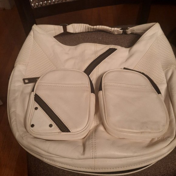 Gwen Stefani L.A.M.B. Crossbody Bag White Leather - Picture 4 of 16